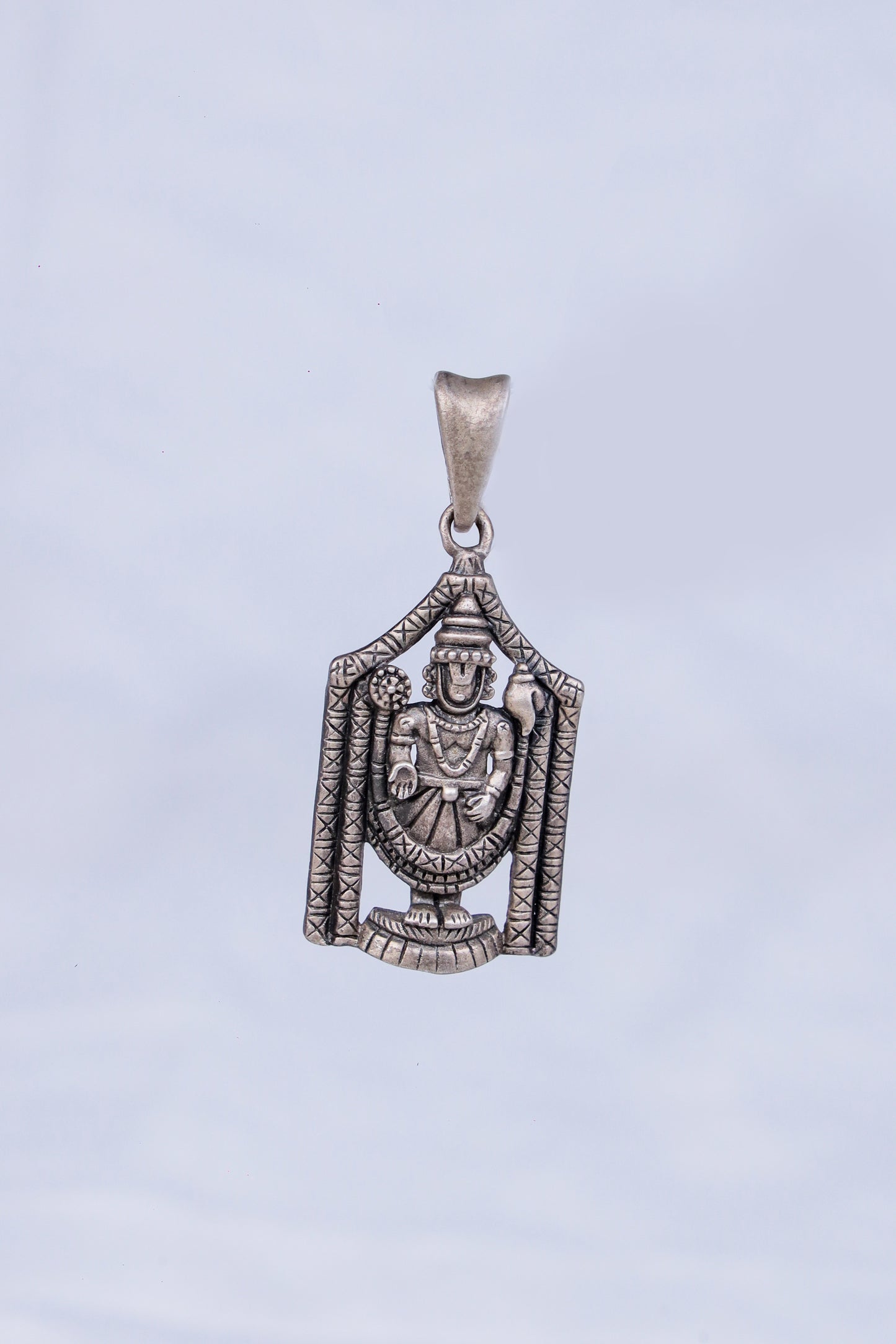 Azita 925 Silver Tirupati Balaji Pendant