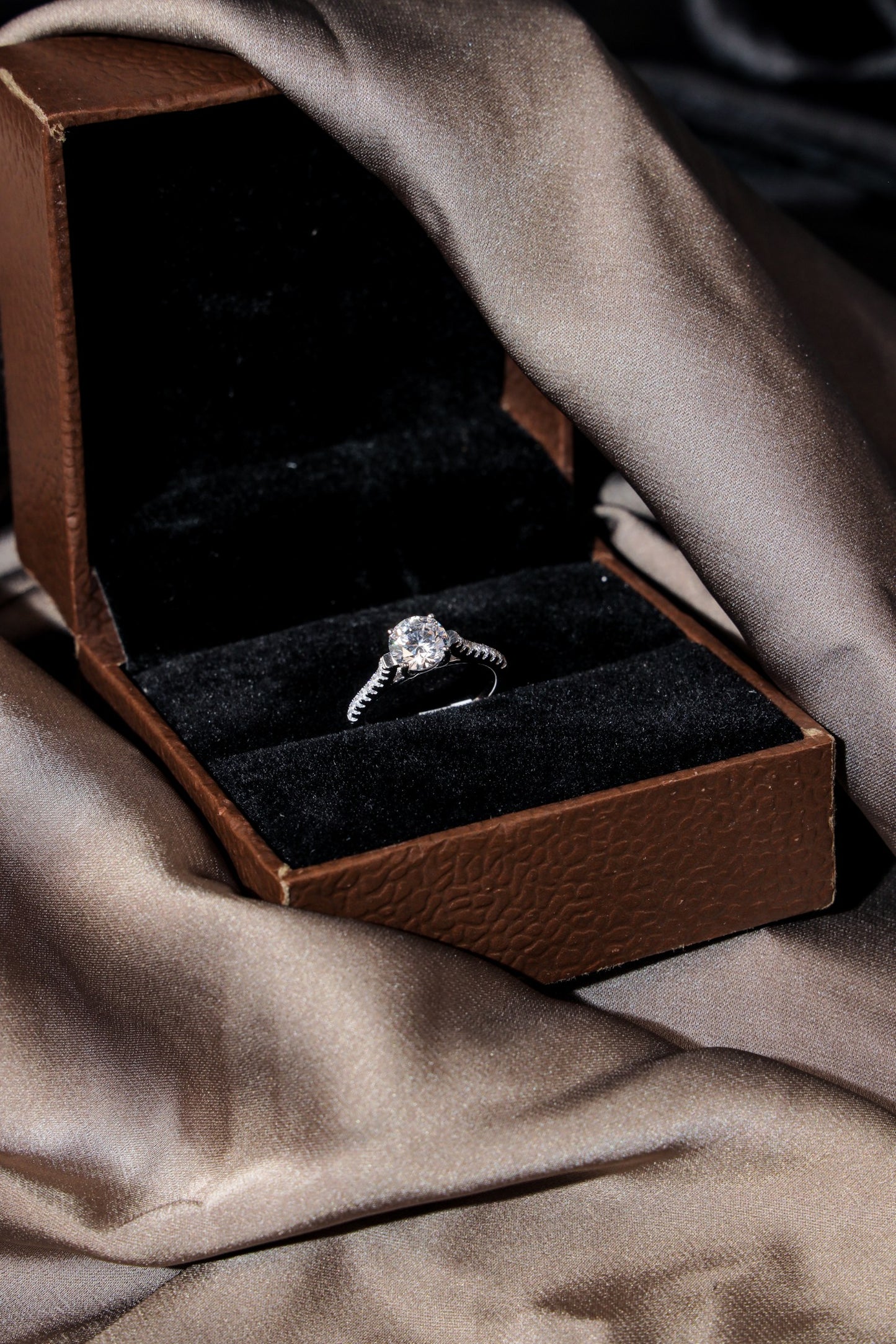 Radiant Elegance Solitaire Engagement Woman's Ring