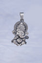Ganesha Sitting On Lotus Flower Pendant