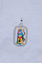 Sterling Silver Colorful Ram Ji Pendant