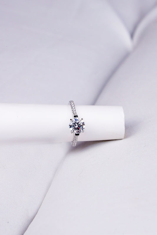 Radiant Elegance Solitaire Engagement Woman's Ring