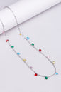 925 Silver Multi Tourmaline Necklace