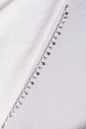 Silver Crystal Cross Charm Anklet