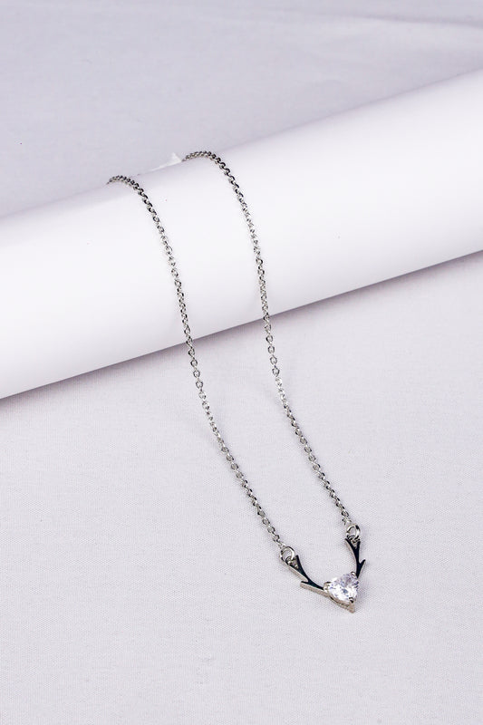 Minimal Lightweight 925 Silver Chain with Pendant