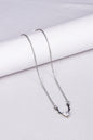 Minimal Lightweight 925 Silver Chain with Pendant