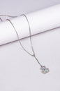 Elegant Clover Pendant Necklace in 925 Sterling Silver