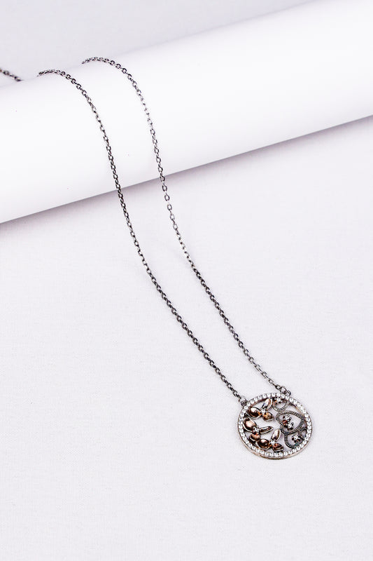 Oval Marquise Diamond Necklace