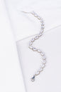 Elegant Silver-Plated Zircon Tennis Bracelet
